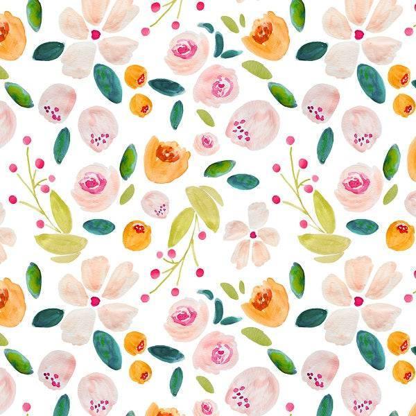 Indy Bloom Fabric Watercolour Floral Holly Floral 61 – made-to-order custom fabric by the metre | Fabric by Missy Rose