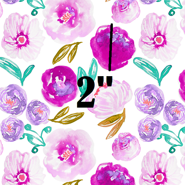 Indy Bloom Fabric Watercolour Floral Indigo 75 – made-to-order custom fabric by the metre | Fabric by Missy Rose