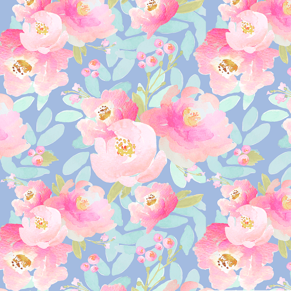 Indy Bloom Fabric Watercolour Floral Isabella 54 – pre-order designer fabric Australia | Fabric by Missy Rose