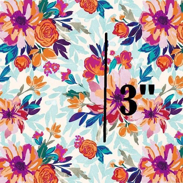 Indy Bloom Fabric Watercolour Floral Jade 13 – pre-order designer fabric Australia | Fabric by Missy Rose