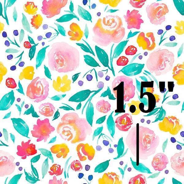 Indy Bloom Fabric Watercolour Floral Jane 30 – made-to-order custom fabric by the metre | Fabric by Missy Rose