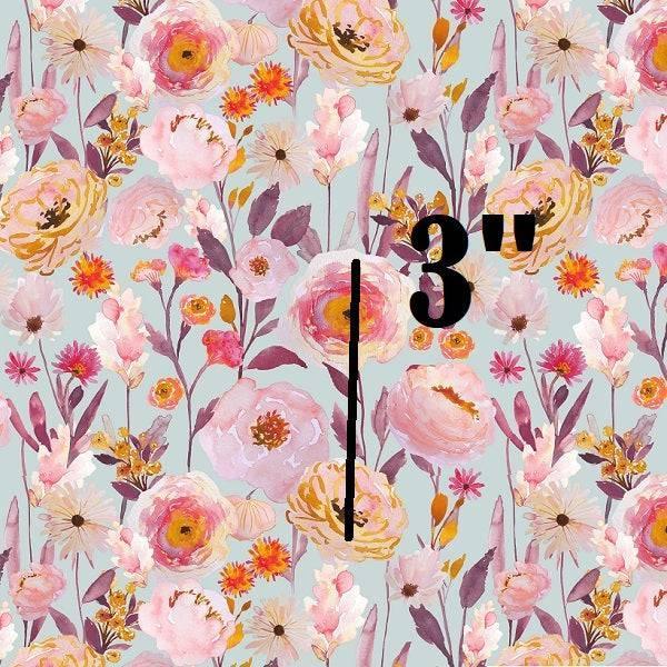 Indy Bloom Fabric Watercolour Floral Lilac Garden 37 – premium custom printed fabric for sewing | Fabric by Missy Rose