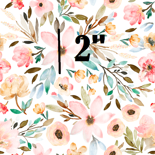 Indy Bloom Fabric Watercolour Floral Mae Pastel 96 – Australian custom printed fabric pre-order | Fabric by Missy Rose
