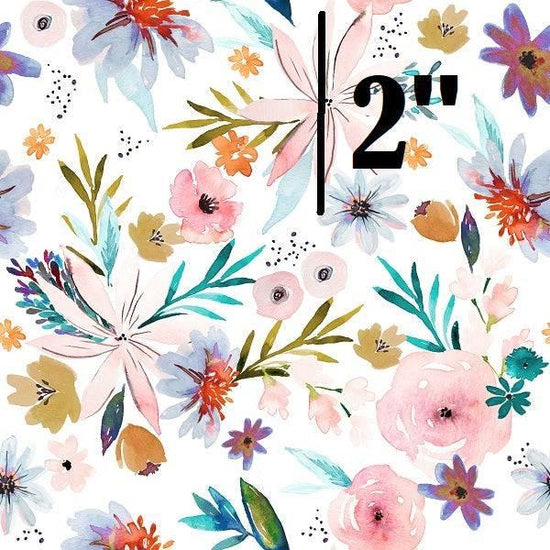 IB Watercolour Floral - Mermaid Wishes 52 - Fabric by Missy Rose Pre-Order