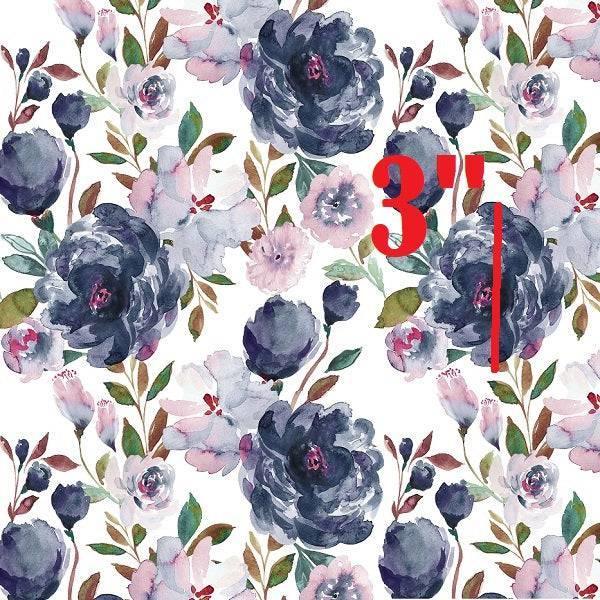 Indy Bloom Fabric Watercolour Floral Midnight Peony 03 – pre-order designer fabric Australia | Fabric by Missy Rose