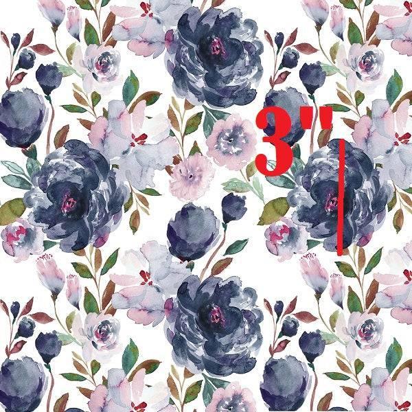 Load image into Gallery viewer, IB Watercolour Floral - Midnight Peony 03 - Fabric by Missy Rose Pre-Order

