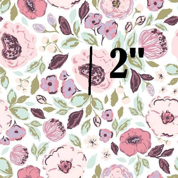 Indy Bloom Fabric Watercolour Floral Millie Mint 58 – pre-order designer fabric Australia | Fabric by Missy Rose