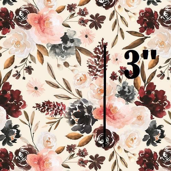 Indy Bloom Fabric Watercolour Floral Navy Velvet Golden 24 – made-to-order custom fabric by the metre | Fabric by Missy Rose