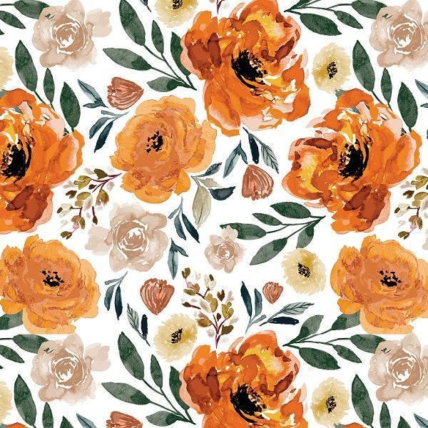 Indy Bloom Fabric Watercolour Floral November Bliss 23 – made-to-order custom fabric by the metre | Fabric by Missy Rose