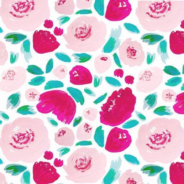 Indy Bloom Fabric Watercolour Floral Party Blossom 62 – Australian custom printed fabric pre-order | Fabric by Missy Rose