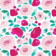 Indy Bloom Fabric - Watercolour Floral - Party Blossom 62