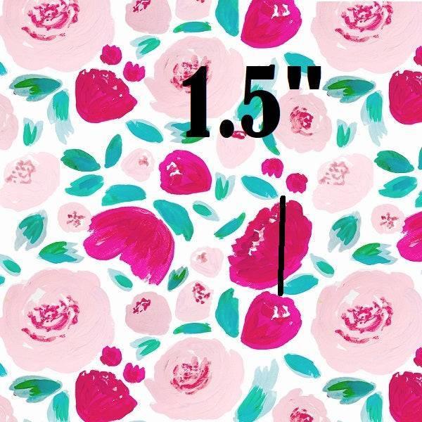 Indy Bloom Fabric Watercolour Floral Party Blossom 62 – premium custom printed fabric for sewing | Fabric by Missy Rose