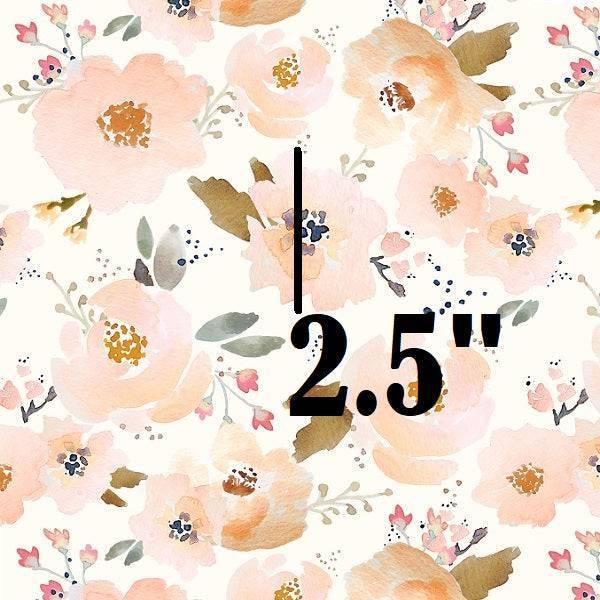Indy Bloom Fabric Watercolour Floral Peachy Blossoms 44 – custom printed pre-order fabric Australia | Fabric by Missy Rose