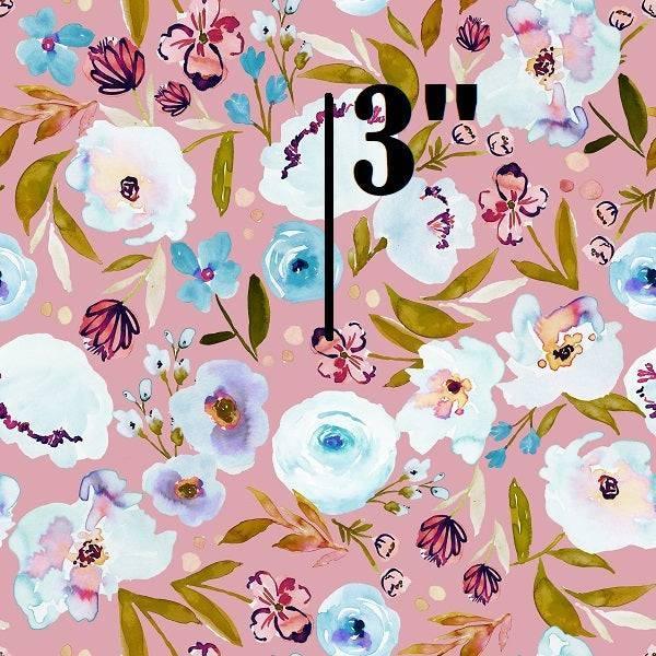 Indy Bloom Fabric Watercolour Floral Pink Harriet 67 – Australian custom printed fabric pre-order | Fabric by Missy Rose