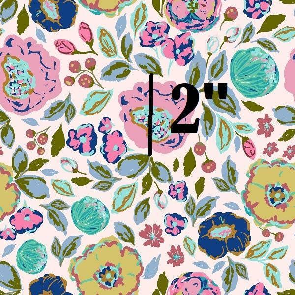 Indy Bloom Fabric Watercolour Floral Pink Millie 59 – custom printed pre-order fabric Australia | Fabric by Missy Rose