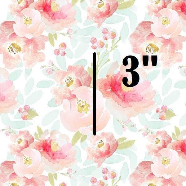 Indy Bloom Fabric Watercolour Floral Plush Pink 74 – Australian custom printed fabric pre-order | Fabric by Missy Rose