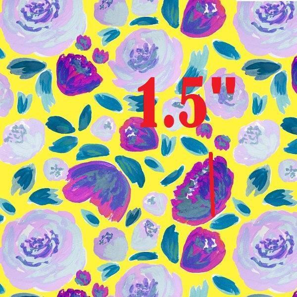 Indy Bloom Fabric Watercolour Floral Purple Blossom 70 – made-to-order custom fabric by the metre | Fabric by Missy Rose