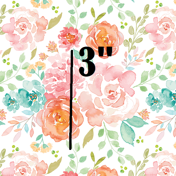 Indy Bloom Fabric Watercolour Floral Rainbow Rosie 65 – custom printed pre-order fabric Australia | Fabric by Missy Rose