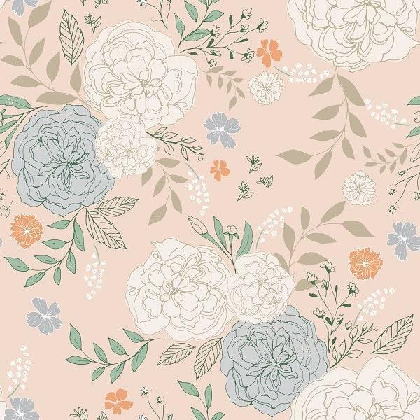 Indy Bloom Fabric Watercolour Floral Shay 11 – made-to-order custom fabric by the metre | Fabric by Missy Rose