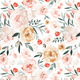 Indy Bloom Fabric - Watercolour Floral - Skye 38