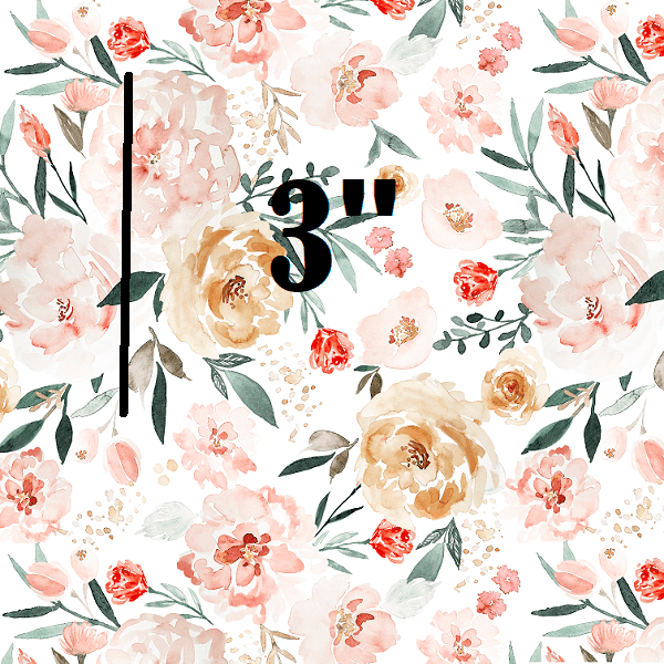 Indy Bloom Fabric Watercolour Floral Skye 38 – custom printed pre-order fabric Australia | Fabric by Missy Rose