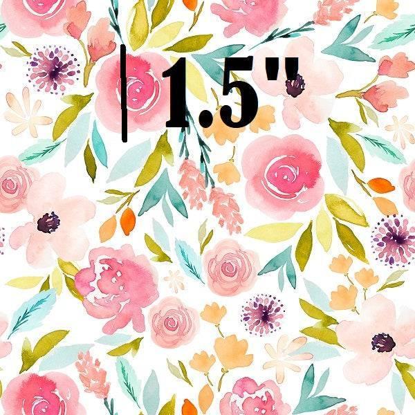 Indy Bloom Fabric Watercolour Floral Spring 82 – premium custom printed fabric for sewing | Fabric by Missy Rose