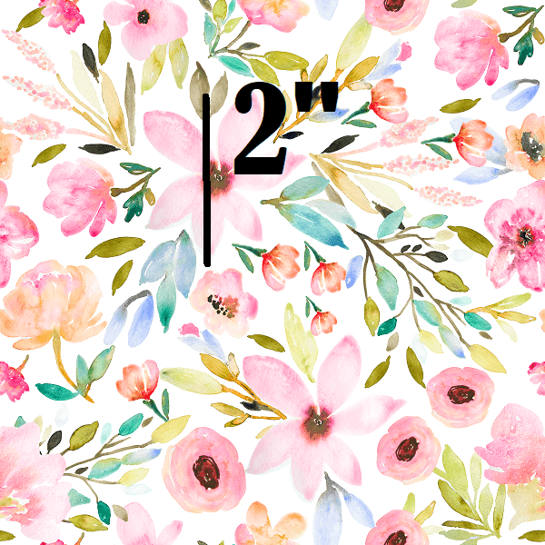 Indy Bloom Fabric Watercolour Floral Spring Mae 95 – custom printed pre-order fabric Australia | Fabric by Missy Rose