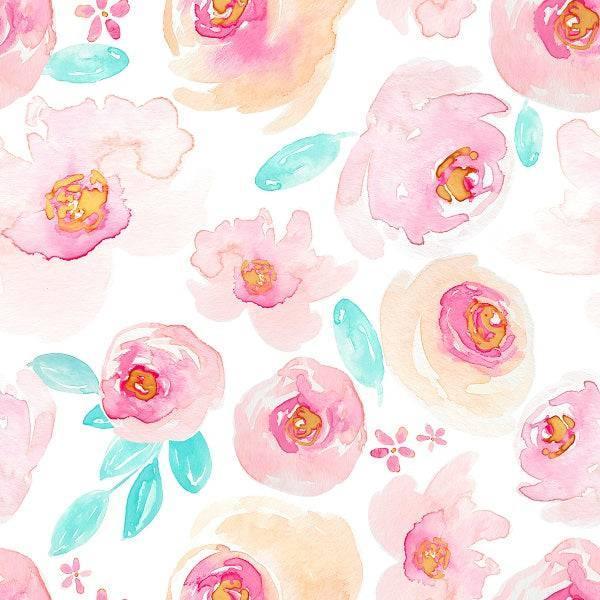 Indy Bloom Fabric Watercolour Floral Sugar Baby 29 – pre-order designer fabric Australia | Fabric by Missy Rose