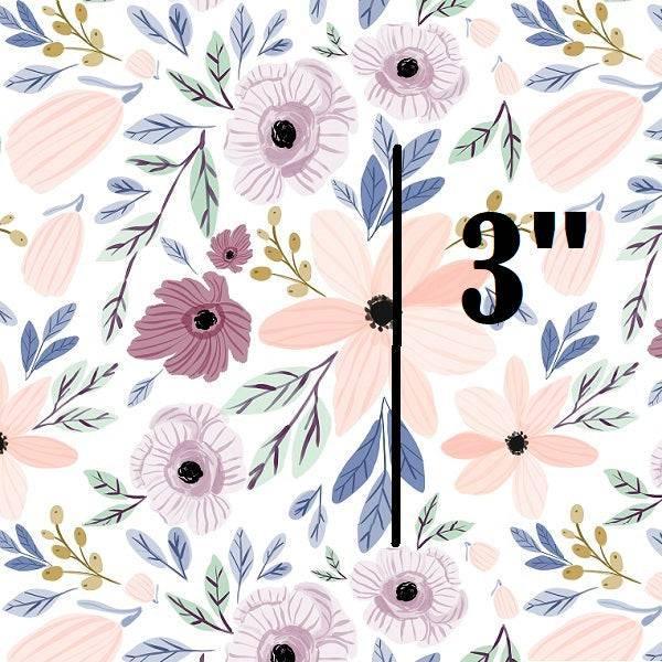 Indy Bloom Fabric Watercolour Floral Sugar Poppy 35 – custom printed pre-order fabric Australia | Fabric by Missy Rose