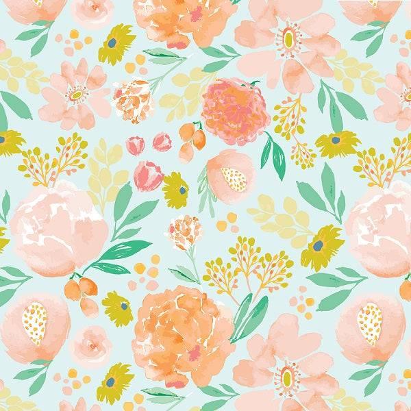 IB Watercolour Floral - Summer Fling 76 - Fabric by Missy Rose Pre-Order