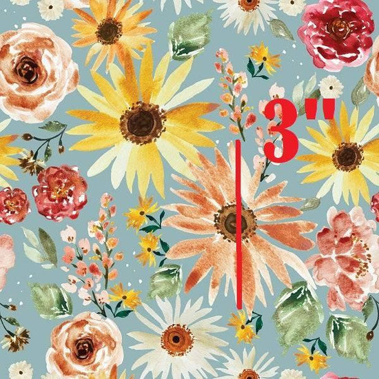 IB Watercolour Floral - Sunflower Parade Skye 107 - Fabric by Missy Rose Pre-Order