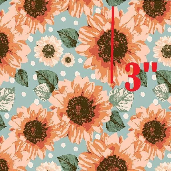 Indy Bloom Fabric Watercolour Floral Sunset Sunflowers 12 – premium custom printed fabric for sewing | Fabric by Missy Rose