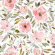 Indy Bloom Fabric - Watercolour Floral - Sweet Pea 22
