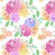 Indy Bloom Fabric - Watercolour Floral - Sweet Sugar 27
