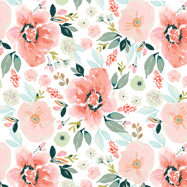 Load image into Gallery viewer, IB Watercolour Floral - Tiger lily Summer 72 - Fabric by Missy Rose Pre-Order
