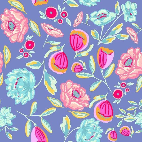 Indy Bloom Fabric Watercolour Floral Tulla 26 – made-to-order custom fabric by the metre | Fabric by Missy Rose