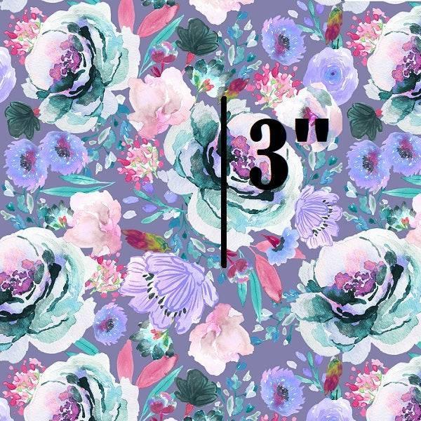 Indy Bloom Fabric Watercolour Floral Ultraviolet 92 – Australian custom printed fabric pre-order | Fabric by Missy Rose