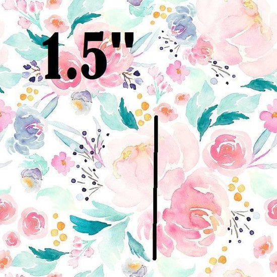 IB Watercolour Floral - Mermaid Lagoon 01 - Fabric by Missy Rose Pre-Order