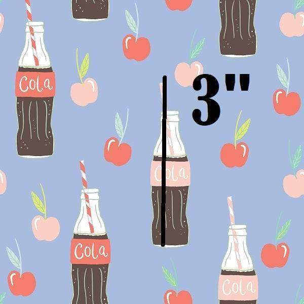 Indy Bloom Fabric Retro Summer Cola 08 – premium custom printed fabric for sewing | Fabric by Missy Rose