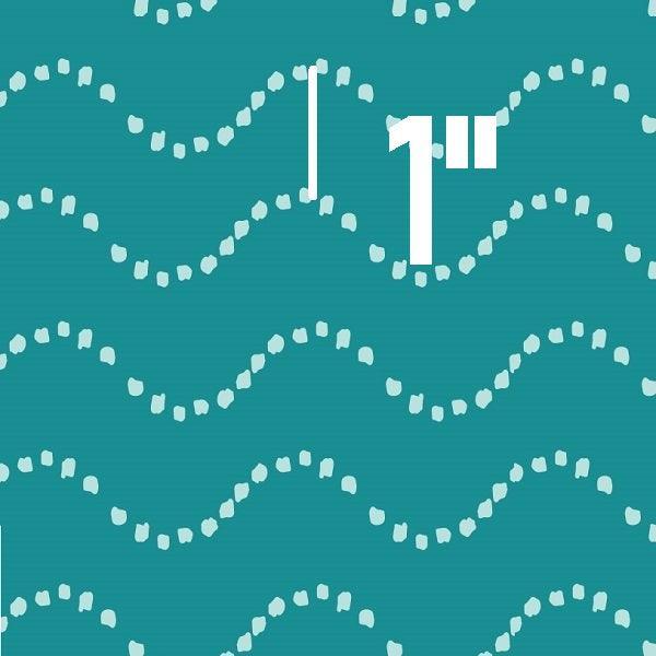 Indy Bloom Fabric Mermaid Lagoon Waves In Sea 03 – Australian custom printed fabric pre-order | Fabric by Missy Rose