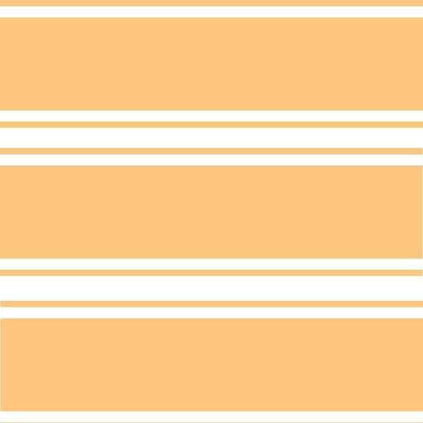 Retro Summer Orange Stripe 21 fabric – made-to-order custom fabric by the metre | Fabric by Missy Rose