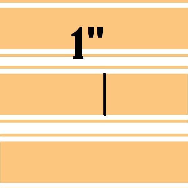 Indy Bloom Fabric Retro Summer Orange Stripe 21 – made-to-order custom fabric by the metre | Fabric by Missy Rose