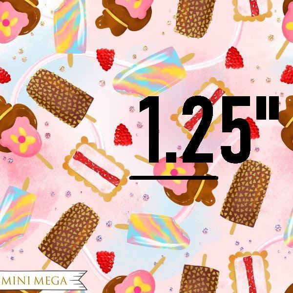 Unlimited Pink Ice Cream Fabric – custom printed pre-order fabric Australia | Fabric by Missy Rose