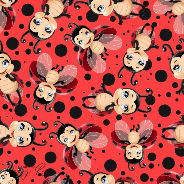 Load image into Gallery viewer, Lady Beetle Fabric
