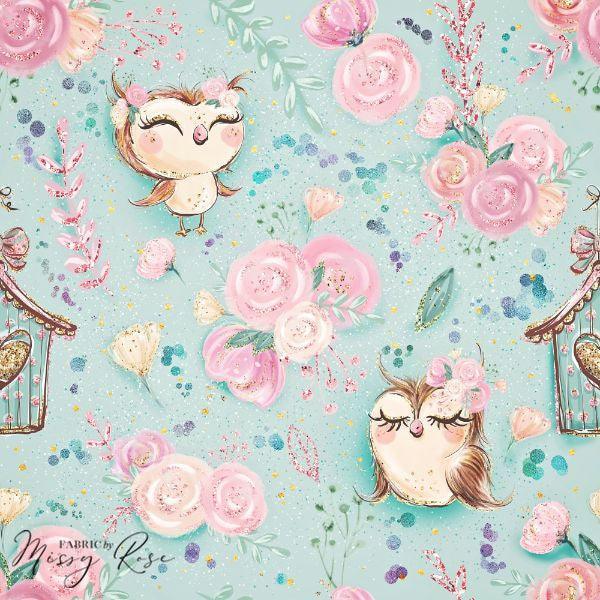 Unlimited Owl Fabric – pre-order designer fabric Australia | Fabric by Missy Rose