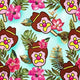 Unlimited - Tropical Ice Cream Fabric