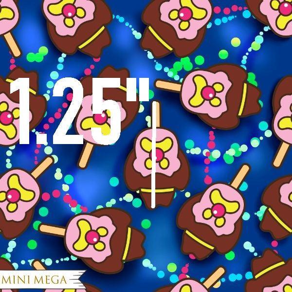 Unlimited Navy Ice Cream Fabric – made-to-order custom fabric by the metre | Fabric by Missy Rose