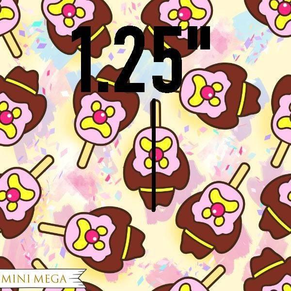 Unlimited Pastel Yellow Ice Cream Fabric – premium custom printed fabric for sewing | Fabric by Missy Rose