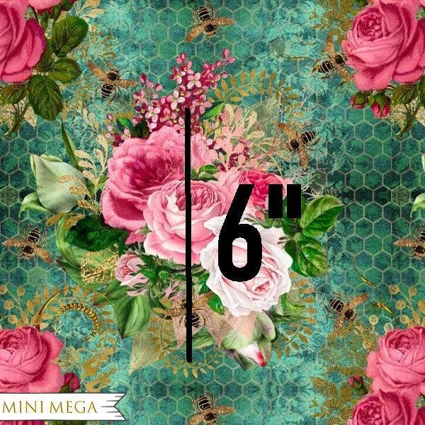 Unlimited Floral Bee Fabric – made-to-order custom fabric by the metre | Fabric by Missy Rose