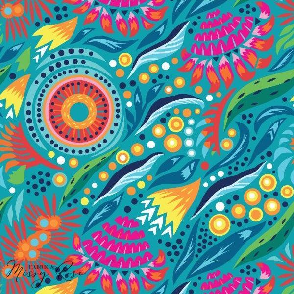 Unlimited Australian Floral Fabric – premium custom printed fabric for sewing | Fabric by Missy Rose